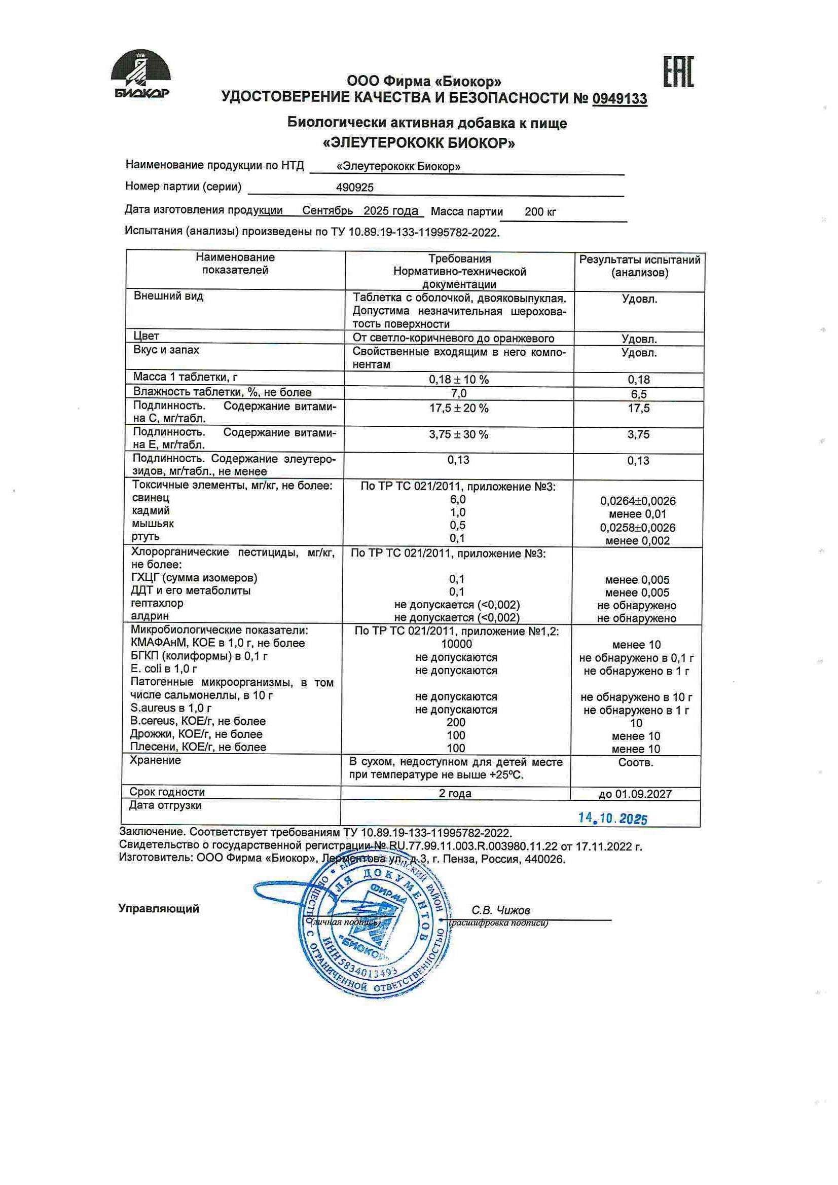 Паспорт №092025